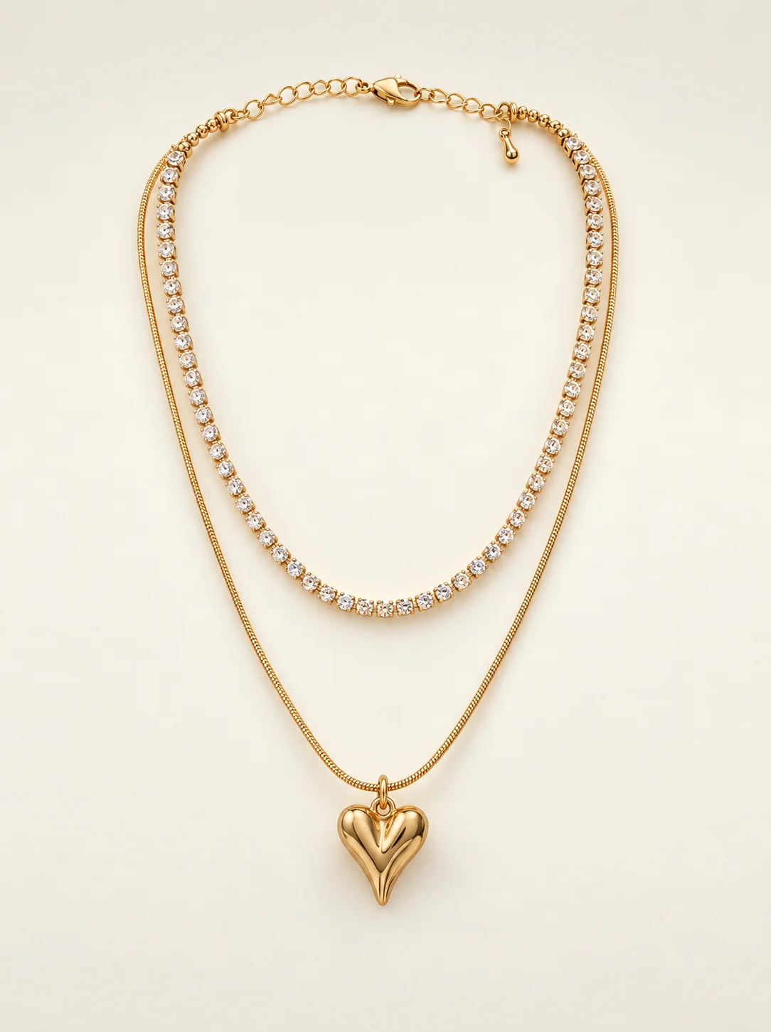 Heart Duo Necklace